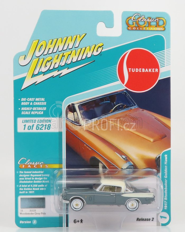 Johnny lightning Studebaker Set Assortment 6 Pieces 1:64 Různé