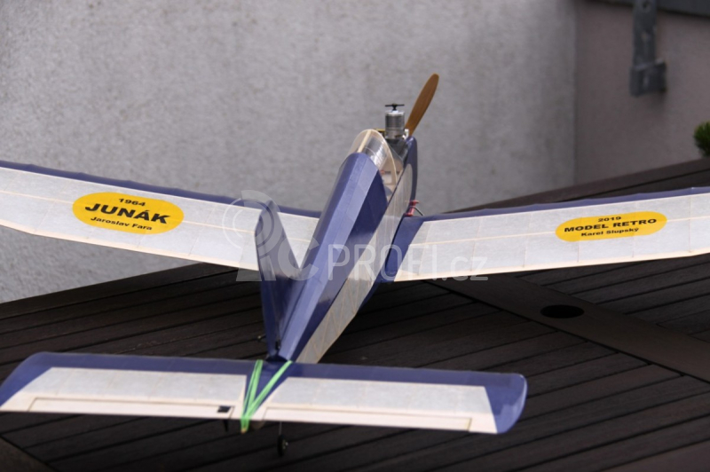 JUNÁK retro- stavebnice modelu rozp. 1095 mm konstrukce Jar. Fara Classic models