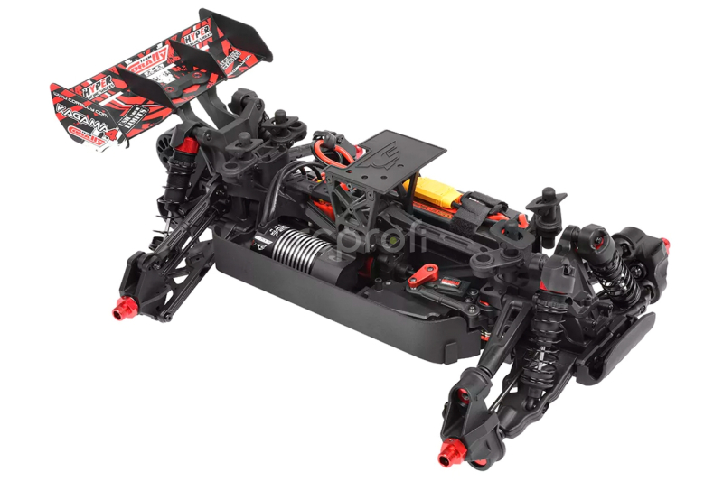 RC auto KAGAMA-4 Monster Truck 4WD 3-4S RTR, červená