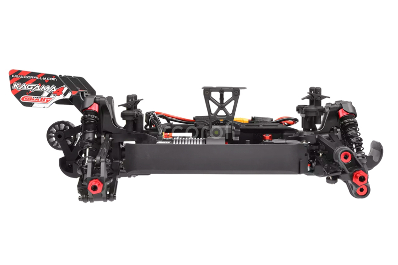 RC auto KAGAMA-4 Monster Truck 4WD 3-4S RTR, červená