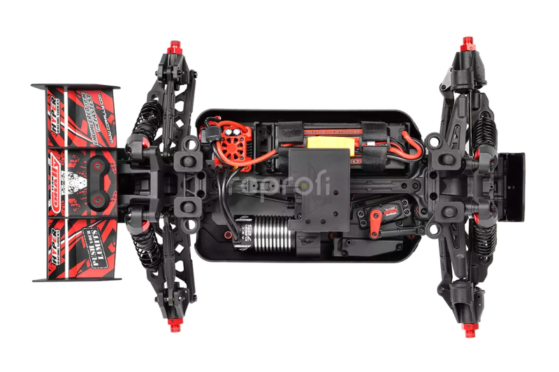 RC auto KAGAMA-4 Monster Truck 4WD 3-4S RTR, červená