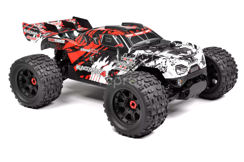 RC auto KAGAMA-4 Monster Truck 4WD 3-4S RTR, červená