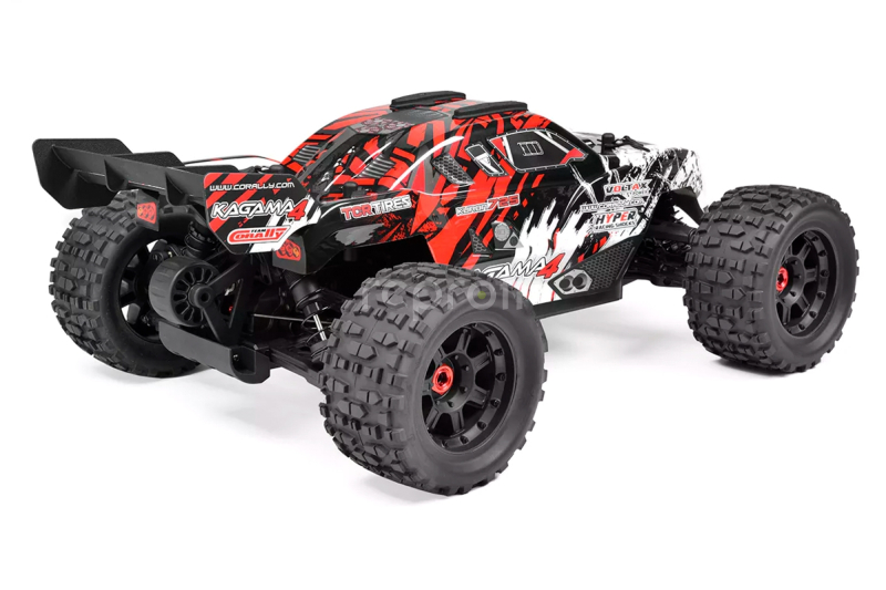 RC auto KAGAMA-4 Monster Truck 4WD 3-4S RTR, červená