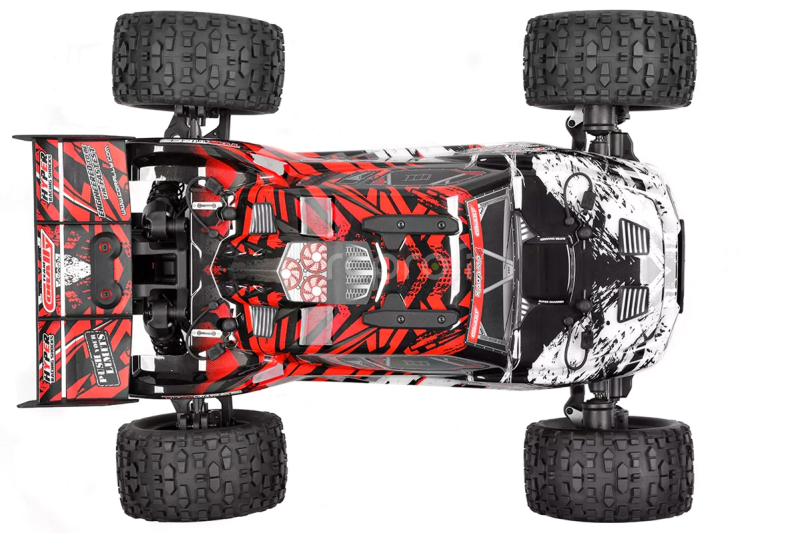 RC auto KAGAMA-4 Monster Truck 4WD 3-4S RTR, červená