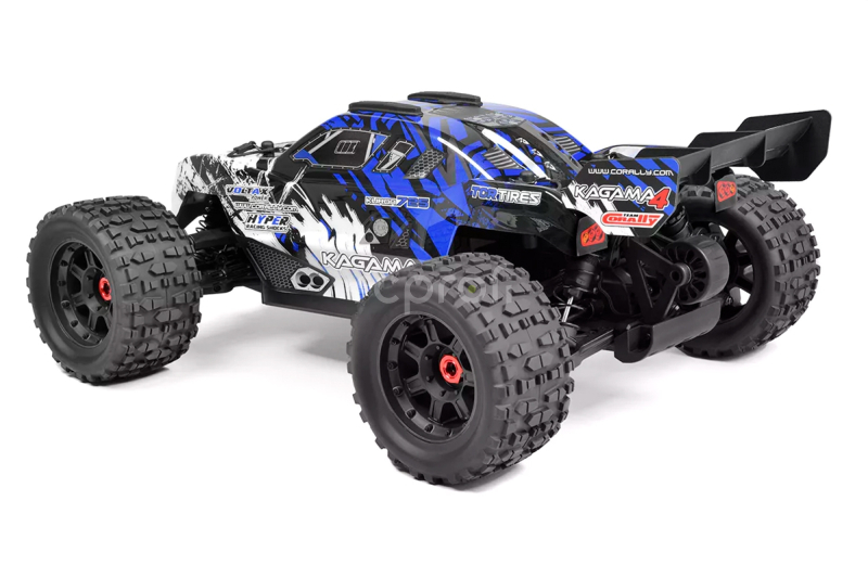 RC auto KAGAMA-4 Monster Truck 4WD 3-4S RTR, modrá