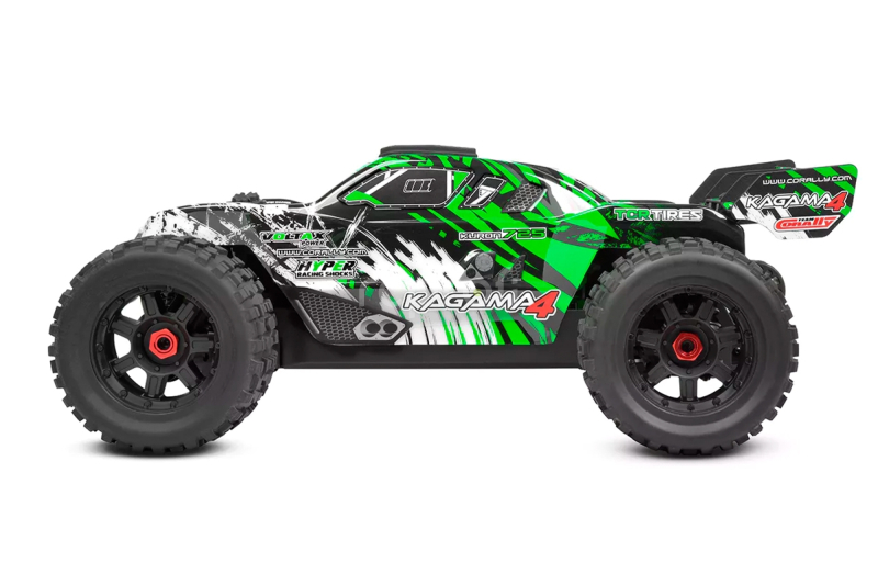 RC auto KAGAMA-4 Monster Truck 4WD 3-4S RTR, zelená