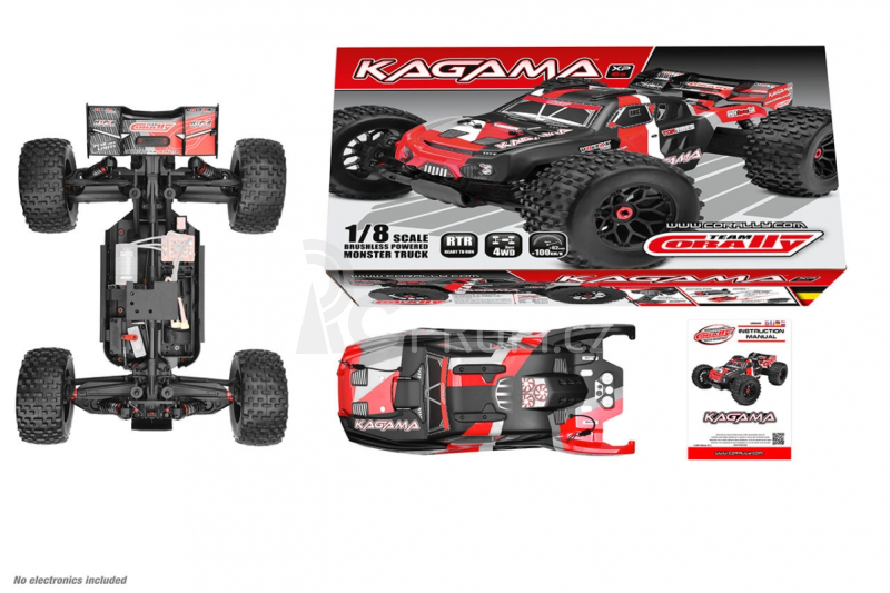 KAGAMA XP 6S - 1/8 Monster Truck 4WD bez elektroniky, modrá