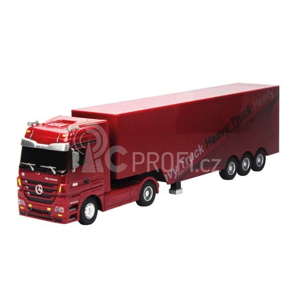 RC kamion Mercedes-Benz Actros, červená