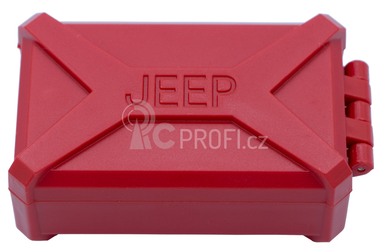 Kanystr Jeep, červená