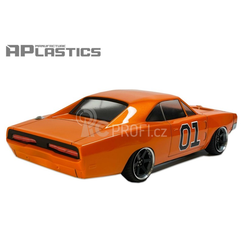 Karoserie APlastics - Dodge Charger 1969 - 1/10, 195mm