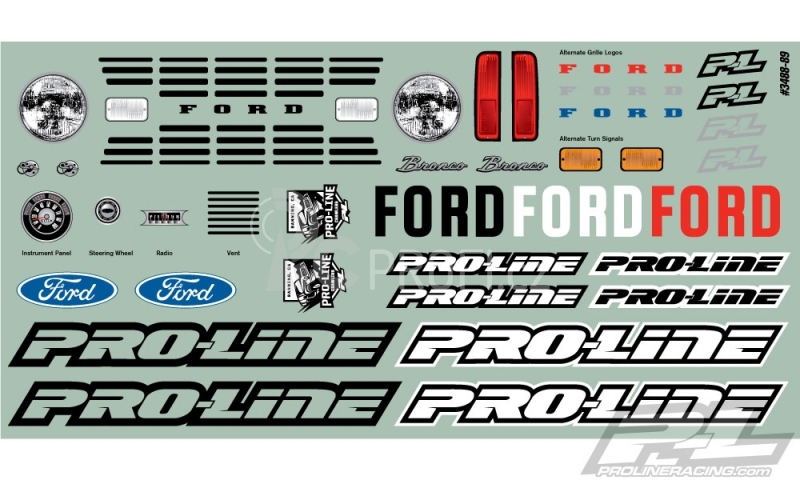 Karoserie čirá 1966 Ford Bronco pro SCX10