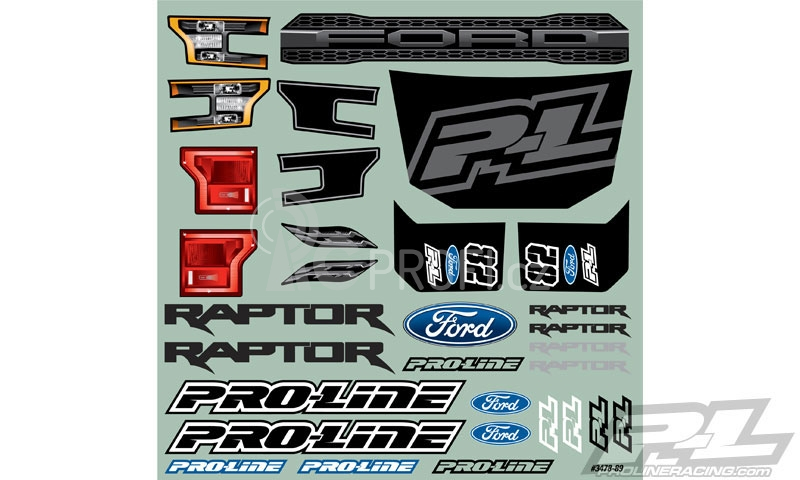 Karoserie čirá 2017 Ford F-150 Raptor pro Yeti Trophy Truck