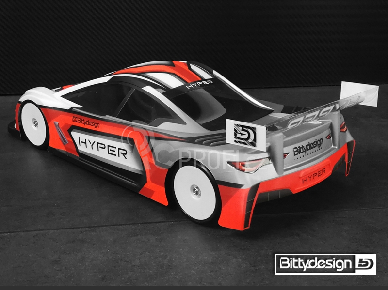 Karoserie čirá Bittydesign HYPER - (190 mm) - lehká