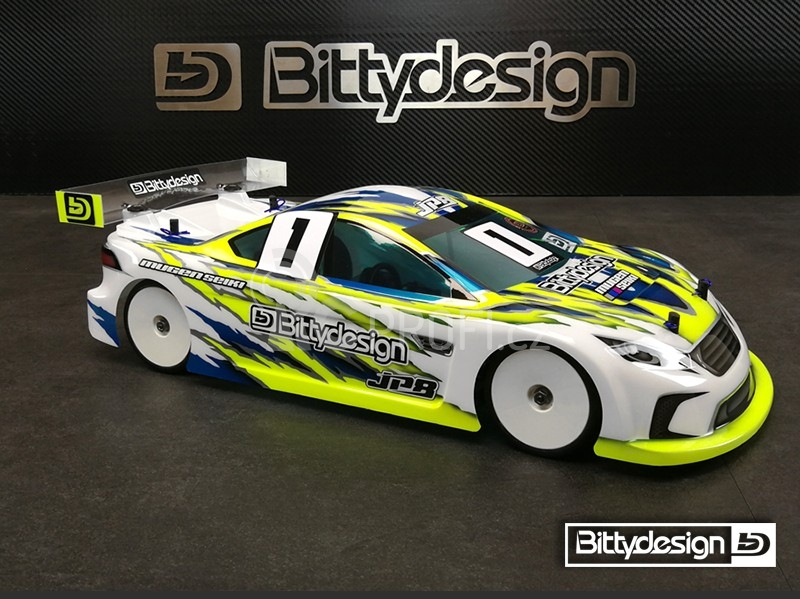 Karoserie čirá Bittydesign JP8 - (190 mm) - lehká