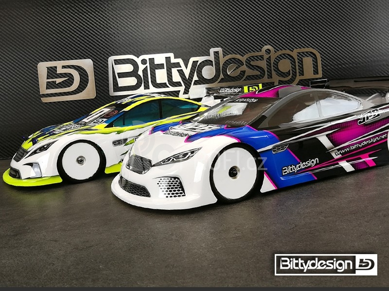 Karoserie čirá Bittydesign JP8 - (190 mm) - lehká