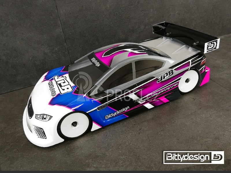 Karoserie čirá Bittydesign JP8 - (190 mm) - lehká