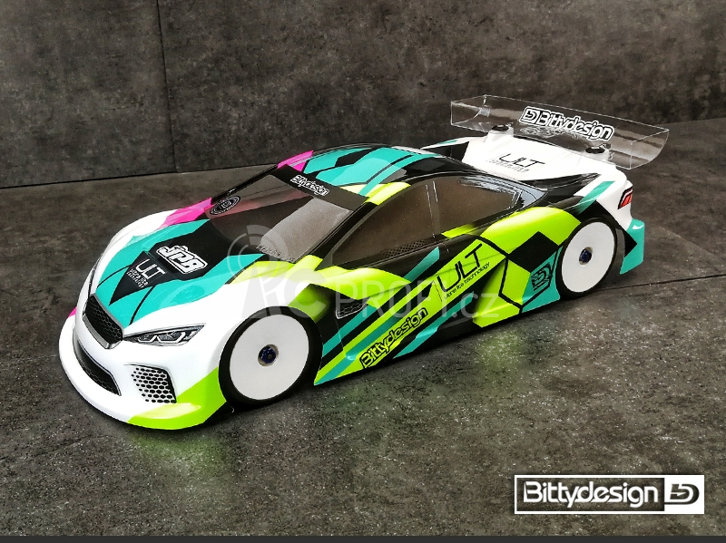 Karoserie čirá Bittydesign JP8 - (190 mm) - ultra lehká