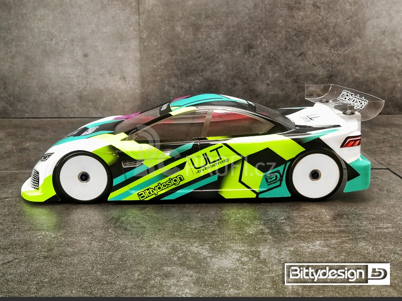 Karoserie čirá Bittydesign JP8 - (190 mm) - ultra lehká