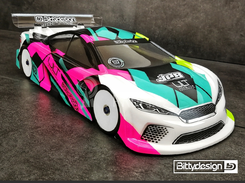 Karoserie čirá Bittydesign JP8 - (190 mm) - ultra lehká