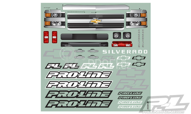 Karoserie čirá Chevy Silverado