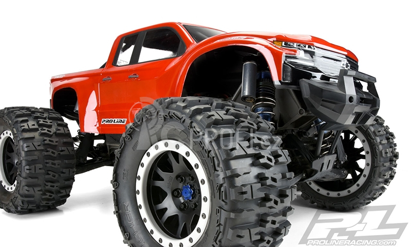 Karoserie čirá, předříznutá, 2019 Chevy Silverado Z71 Trail Boss pro TRAXXAS X-MAXX