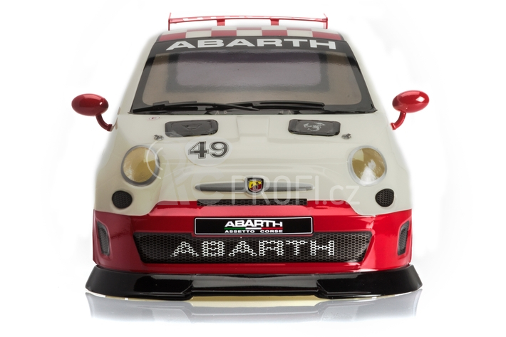 Karoserie lakovaná, Fiat 500 Abarth, nálepky, příslušenství (200mm)