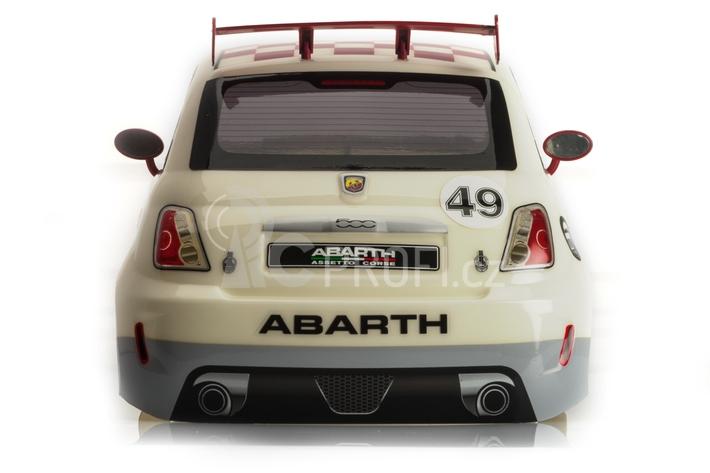 Karoserie lakovaná, Fiat 500 Abarth, nálepky, příslušenství (200mm)