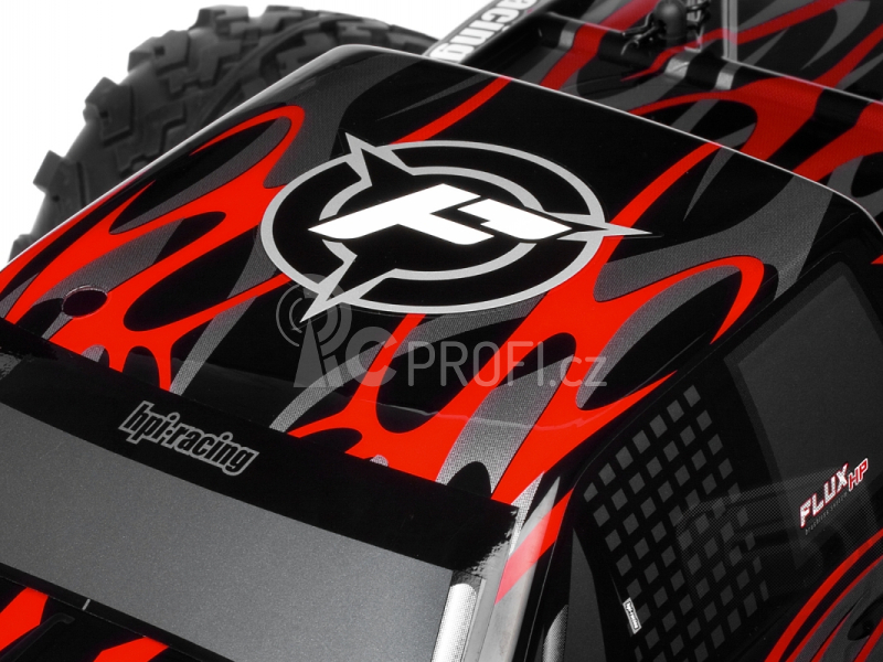 Karoserie lakovaná Savage Flux HP GT-2 (černo/šedo/červená)