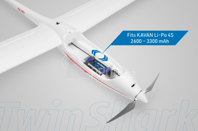KAVAN 304TS TwinShark 2700mm - s R8 vario RX