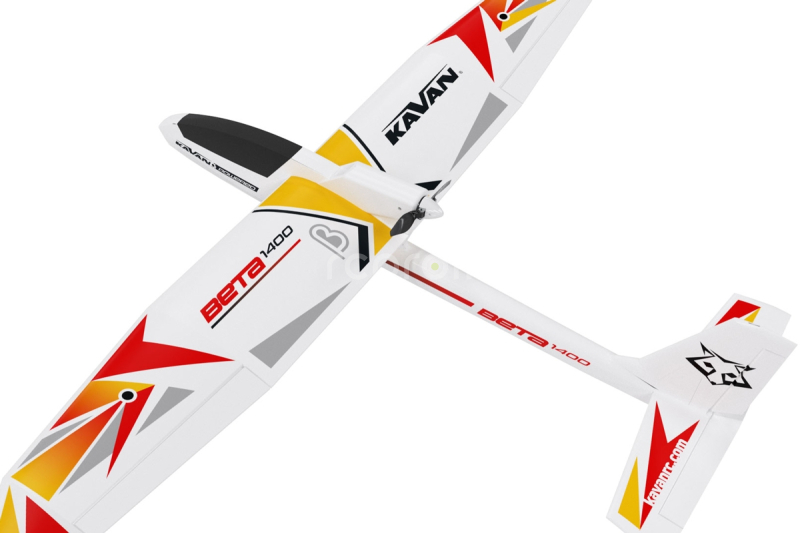 RC letadlo KAVAN Beta 1400 ARF, červená