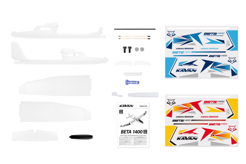 RC letadlo KAVAN Beta 1400 KIT