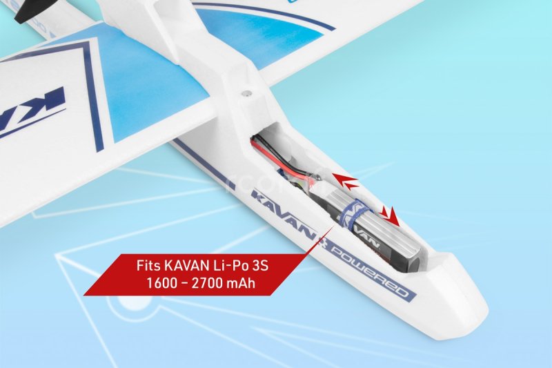 KAVAN Beta 1400 RTF - modrá