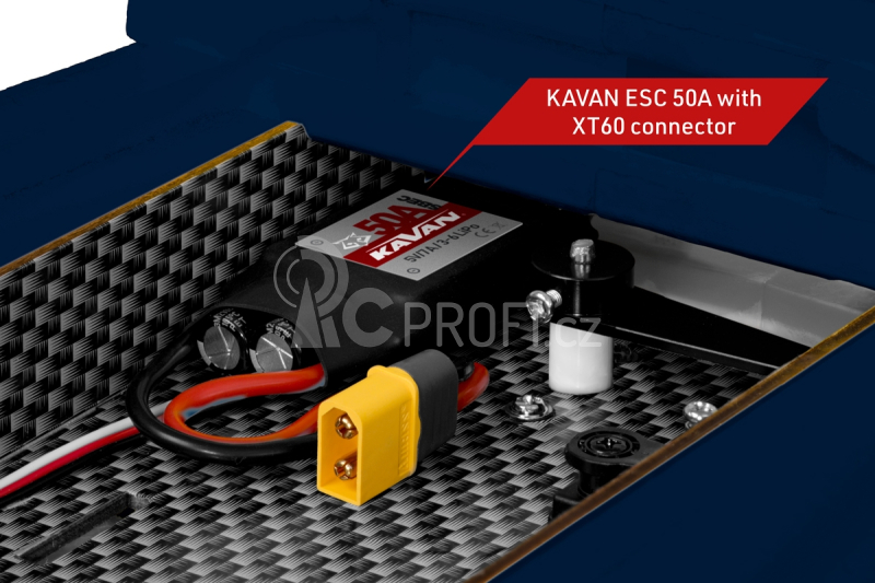 KAVAN Bristell B23 1600mm s R8 Rx - modrá