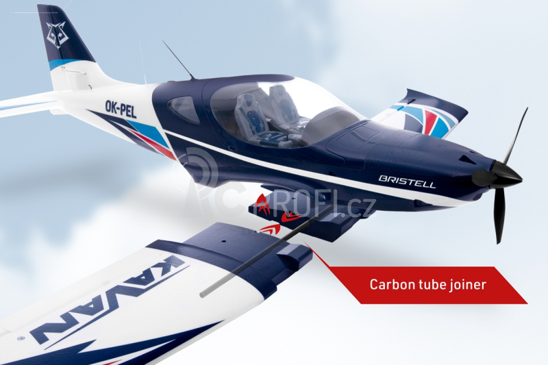 KAVAN Bristell B23 1600mm s R8 Rx - modrá