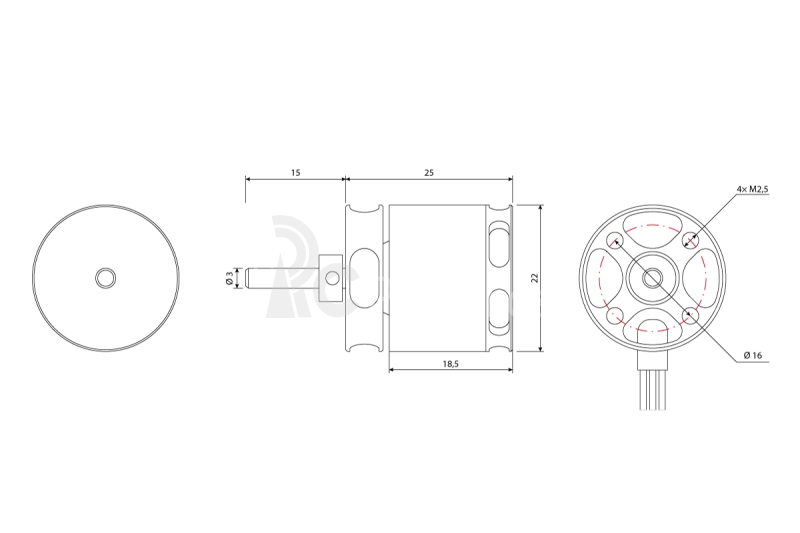 KAVAN Brushless Motor PRO 2225-1600