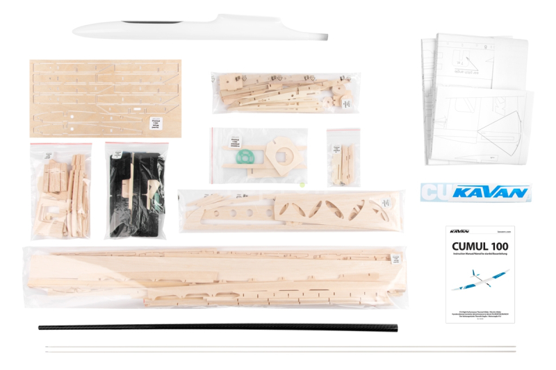 KAVAN Cumul 100 větroň kit 2540mm