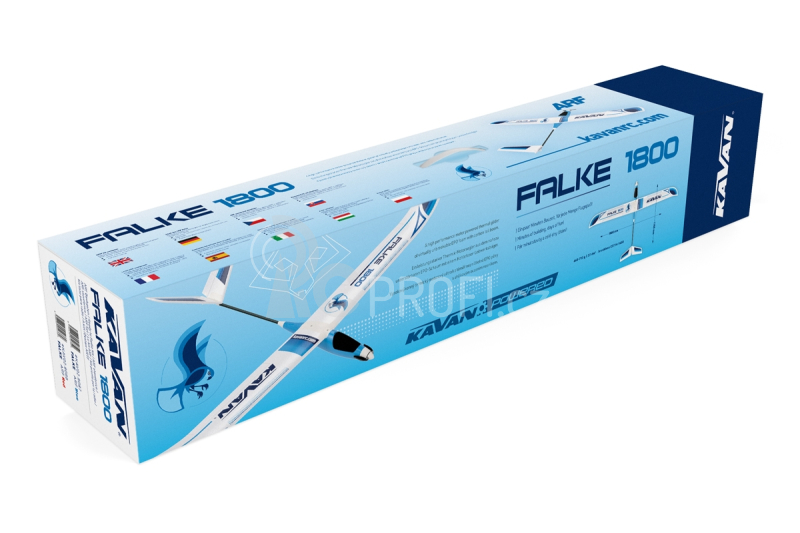 KAVAN Falke 1800mm ARF - modrá