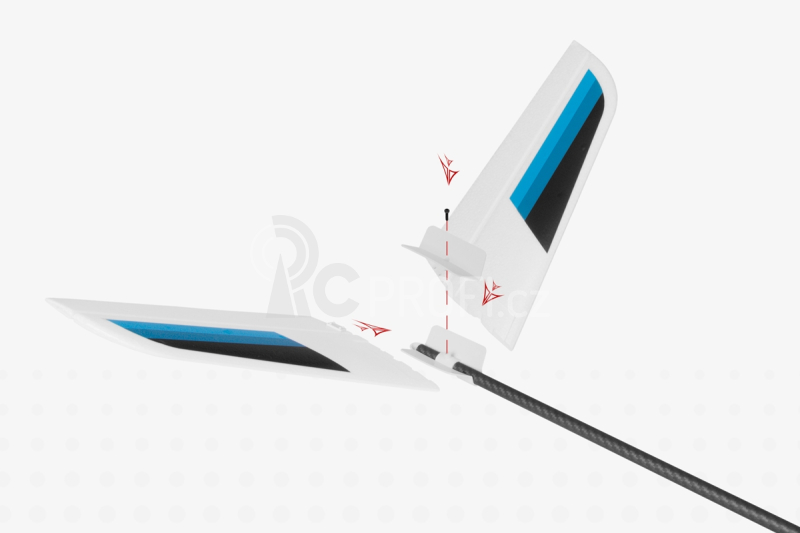KAVAN Falke 1800mm s R6 vario Rx - modrá