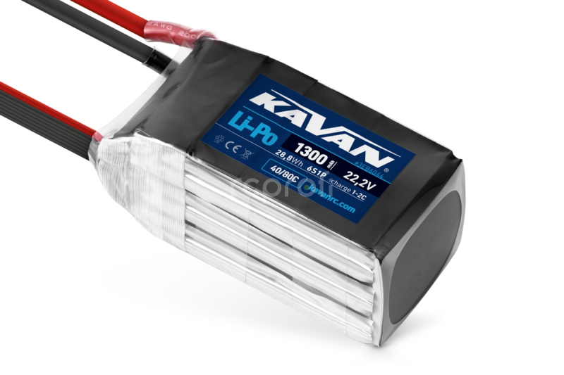 KAVAN Li-Po 1300mAh/22,2V 40/80C, 28,8Wh