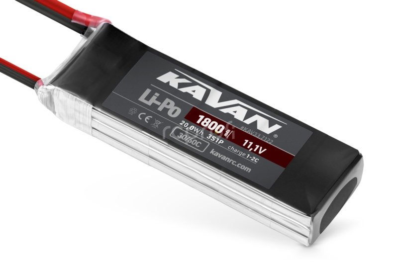 KAVAN Li-Po 1800mAh/11,1V 30/60C Air pack