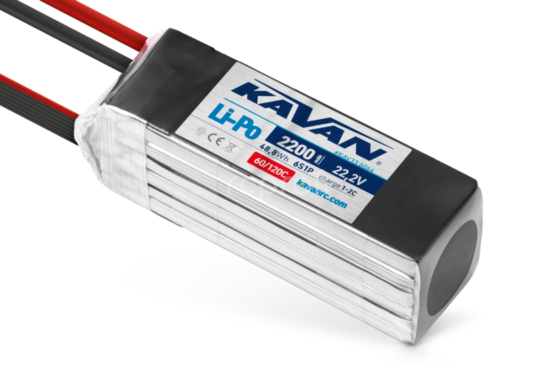 KAVAN - Li-Po 2200 mAh/22,2 V 60/120C, 48,8 Wh