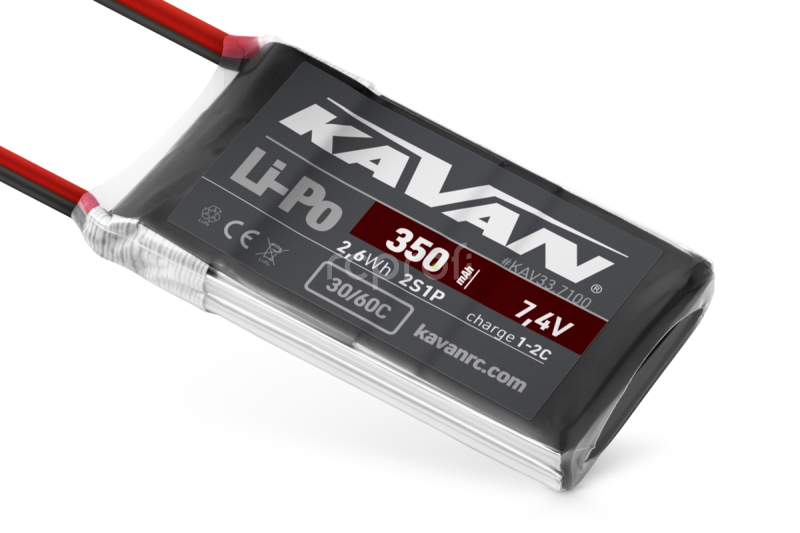 KAVAN Li-Po 350mAh/7,4V 30/60C Air pack