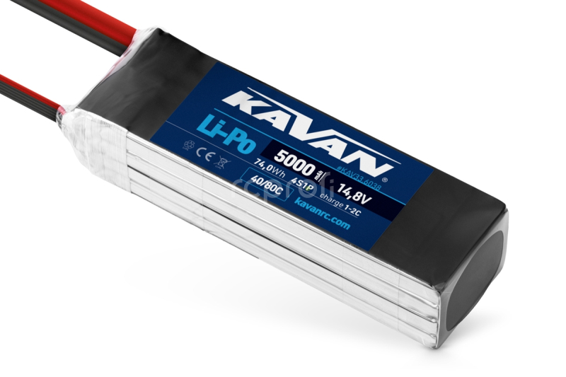 KAVAN Li-Po 5000mAh/14,8V 40/80C 74,0Wh