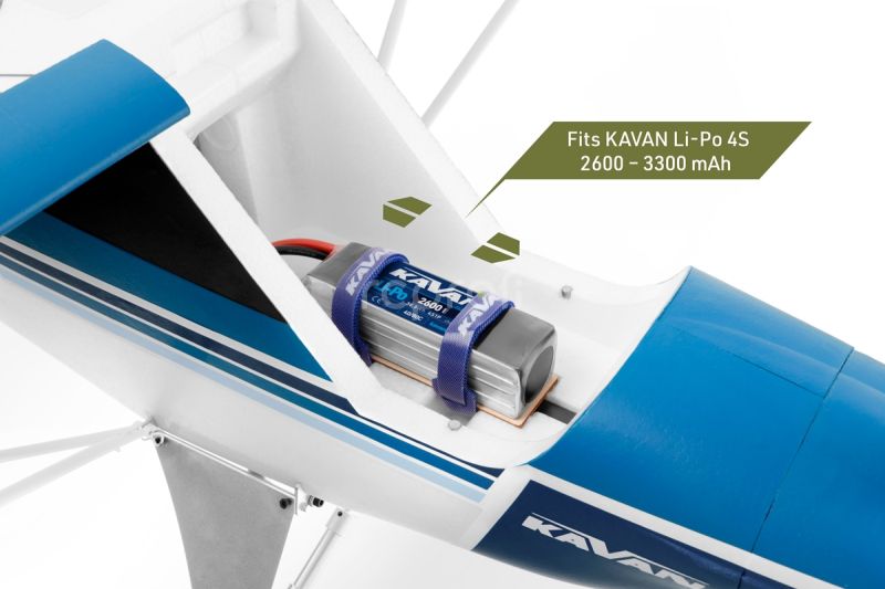 RC letadlo KAVAN Norden 1600mm ARF, modrá
