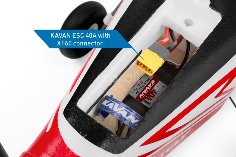 RC letadlo KAVAN Pilatus PC-6 Porter 1500mm ARF, modrá