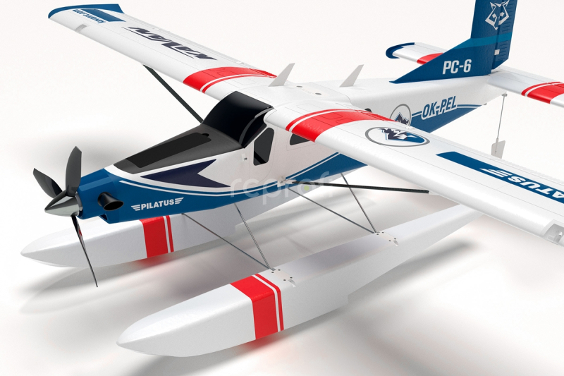 KAVAN Pilatus PC-6 Porter 1500mm s R8 Rx - modrá