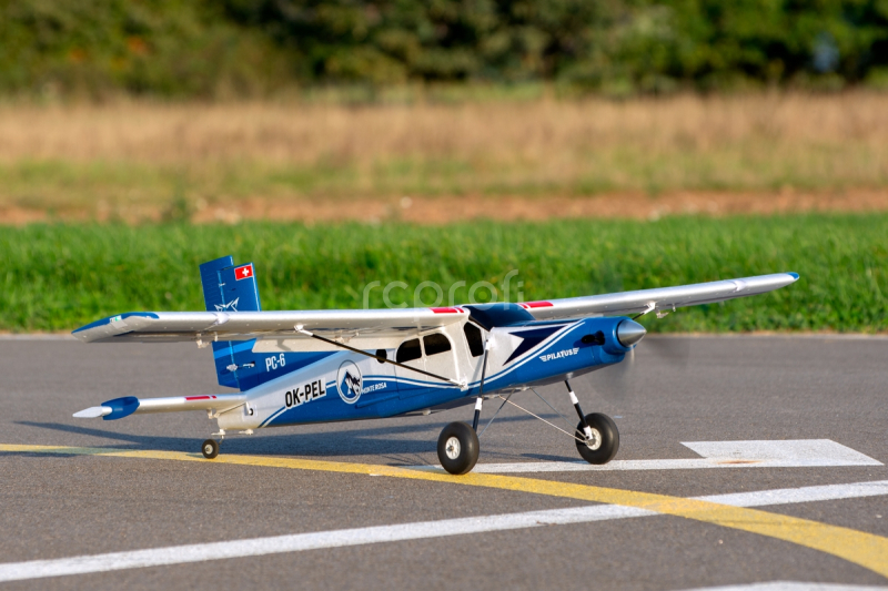 KAVAN Pilatus PC-6 Porter 1500mm s R8 Rx - modrá