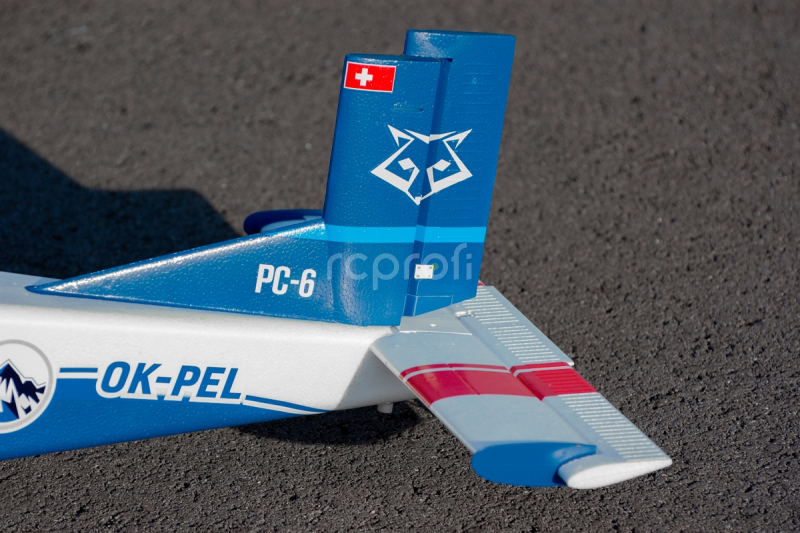 KAVAN Pilatus PC-6 Porter 1500mm s R8 Rx - modrá