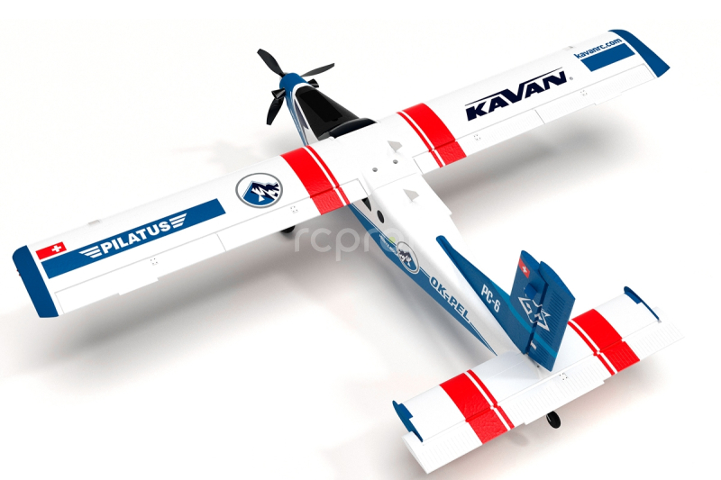 KAVAN Pilatus PC-6 Porter 1500mm s R8 Rx - modrá