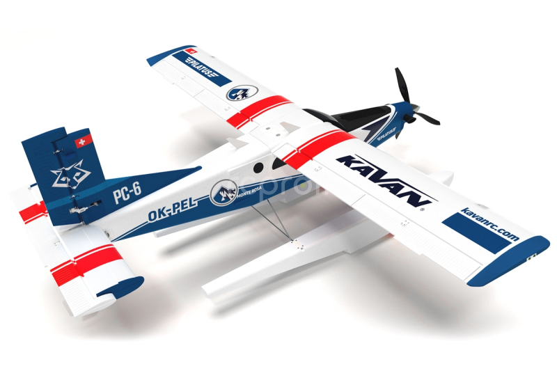KAVAN Pilatus PC-6 Porter 1500mm s R8 Rx - modrá